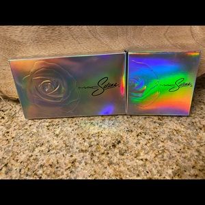 Mac Selena Palette and a highlighter